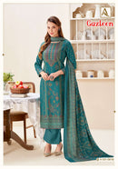 Alok Suits Gazleen Pashmina Digital Print Suit With Fancy Handwork