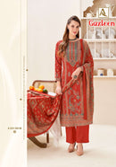 Alok Suits Gazleen Pashmina Digital Print Suit With Fancy Handwork