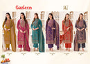 Alok Suits Gazleen Pashmina Digital Print Suit With Fancy Handwork