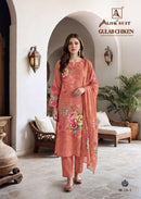 Alok Suits Gulab Chicken Cotton Digital Print with Fancy Work Suit