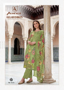 Alok Suits Gulab Chicken Cotton Digital Print with Fancy Work Suit