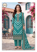 Alok Suits Gulriza Pashmina Digital Printed Suit With Swarovski Work