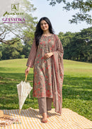 Alok Suits Gulvatika Modal Print Fancy Work Suit Wholesale Suits Surat