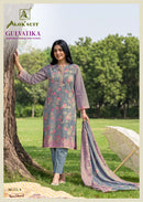 Alok Suits Gulvatika Modal Print Fancy Work Suit Wholesale Suits Surat