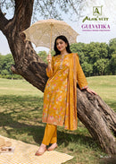 Alok Suits Gulvatika Modal Print Fancy Work Suit Wholesale Suits Surat