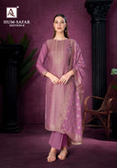 Alok Suits Hum Safar Edition 8 Viscose Muslin Jacquard Designer Work Suits