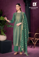 Alok Suits Hum Safar Edition 8 Viscose Muslin Jacquard Designer Work Suits