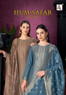 Alok Suits Hum Safar Edition 8 Viscose Muslin Jacquard Designer Work Suits