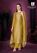 Alok Suits Hum Safar Edition 8 Viscose Muslin Jacquard Designer Work Suits