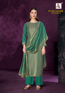 Alok Suits Hum Safar Edition 9 Viscose Muslin Jacquard Designer Suit