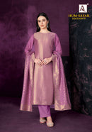 Alok Suits Hum Safar Edition 9 Viscose Muslin Jacquard Designer Suit