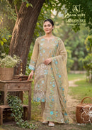 Alok Suits Jade Ombre Edition 7 Lawn Cotton Fancy Embroidery Work Suit