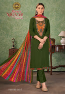 Alok Suits Jaimala Nigaar Vol 51 Rayon Embroidered Work Salwar Suit