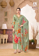 Alok Suits Kitty Vol 2 Viscose Digital Print Fancy Embroidery Work Suit