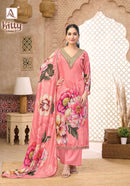 Alok Suits Kitty Vol 2 Viscose Digital Print Fancy Embroidery Work Suit
