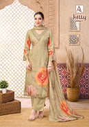 Alok Suits Kitty Vol 2 Viscose Digital Print Fancy Embroidery Work Suit