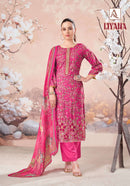 Alok Suits Liyana Cambric Cotton Print Suit With Fancy Worked Pakistani Suits