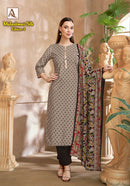 Alok Suits Maheswari Silk Edition 1 Viscose Print With Fancy Work Designer Suit