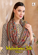 Alok Suits Maheswari Silk Edition 1 Viscose Print With Fancy Work Designer Suit