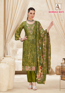 Alok Suits Marriage Beats Viscose Digital Printed Suit With Fancy Worked