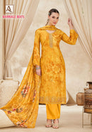 Alok Suits Marriage Beats Viscose Digital Printed Suit With Fancy Worked