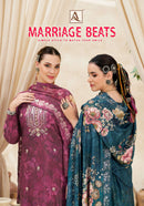 Alok Suits Marriage Beats Viscose Digital Printed Suit With Fancy Worked