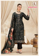 Alok Suits Marriage Beats Viscose Digital Printed Suit With Fancy Worked