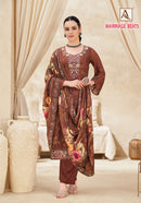 Alok Suits Marriage Beats Viscose Digital Printed Suit With Fancy Worked