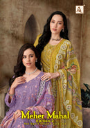 Alok Suits Meher Mahal Vol 2 Jam Cotton Fancy Embroidery Work Pakistani Suit