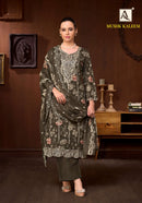 Alok Suits Mushk Kaleem Cotton Print With Fancy Embroidery Work Suit Designer Collection