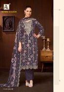 Alok Suits Mushk Kaleem Cotton Print With Fancy Embroidery Work Suit Designer Collection