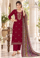 Alok Suits Nirzara Jam Cotton Embroidered Salwar Suit