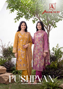 Alok Suits Pushpvani Modal Print Fabric With Fancy Work Suit