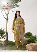 Alok Suits Pushpvani Modal Print Fabric With Fancy Work Suit