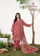 Alok Suits Pushpvani Modal Print Fabric With Fancy Work Suit