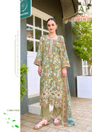 Alok Suits Rabia Butt Premium Cotton Print Embroidery Salwar Suit Wholesale Surat
