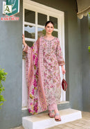 Alok Suits Rabia Butt Premium Cotton Print Embroidery Salwar Suit Wholesale Surat