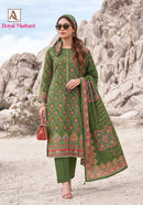 Alok Royal Mastani Viscose Print Embroidered Salwar Suit