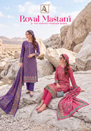 Alok Royal Mastani Viscose Print Embroidered Salwar Suit