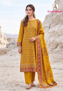 Alok Royal Mastani Viscose Print Embroidered Salwar Suit