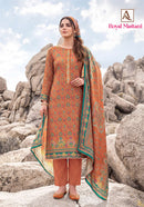 Alok Royal Mastani Viscose Print Embroidered Salwar Suit