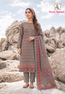 Alok Royal Mastani Viscose Print Embroidered Salwar Suit