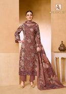 Alok Suits Royale Grace Cotton Print With Fancy Work Designer Suit