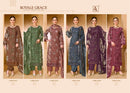 Alok Suits Royale Grace Cotton Print With Fancy Work Designer Suit