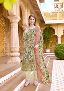 Alok Suits Sabeeka Imam Cotton Printed Suit With Fancy Embroidery Work