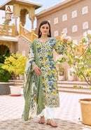 Alok Suits Sabeeka Imam Cotton Printed Suit With Fancy Embroidery Work