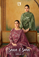 Alok Sana & Sara Vol 2 Premium Cotton Digital Printed Designer Suit