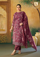 Alok Sana & Sara Vol 2 Premium Cotton Digital Printed Designer Suit