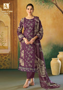 Alok Sana & Sara Vol 2 Premium Cotton Digital Printed Designer Suit