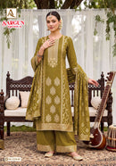 Alok Suits Sargun Vol 8 Viscose Jacquard Designer Work Suit